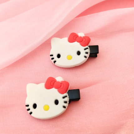 Adorable Kitty Hair Clip Set – Pack of 4